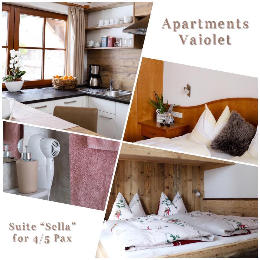 Apartments Vaiolet Santa Cristina Val Gardena Bagian luar foto