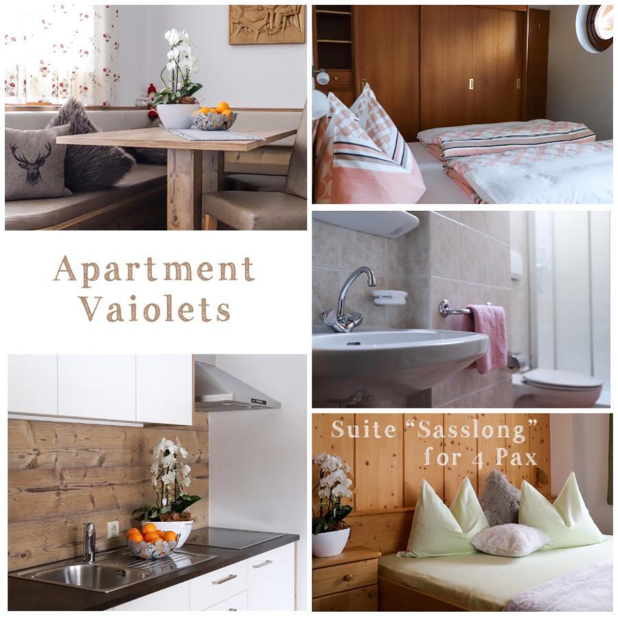 Apartments Vaiolet Santa Cristina Val Gardena Bagian luar foto